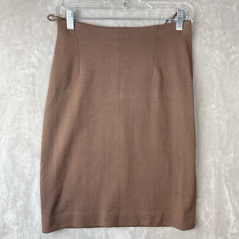 Vintage Cyrano By Sebastian 100% Wool Knit Skirt Size 8 Dark Academia 60s / 70s